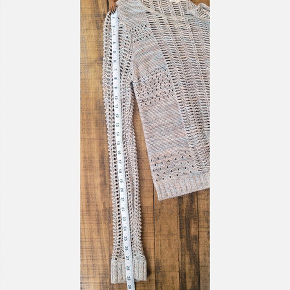 Hem & Thread Open Knit Multi-Colored Sweater - Picture 6 of 11